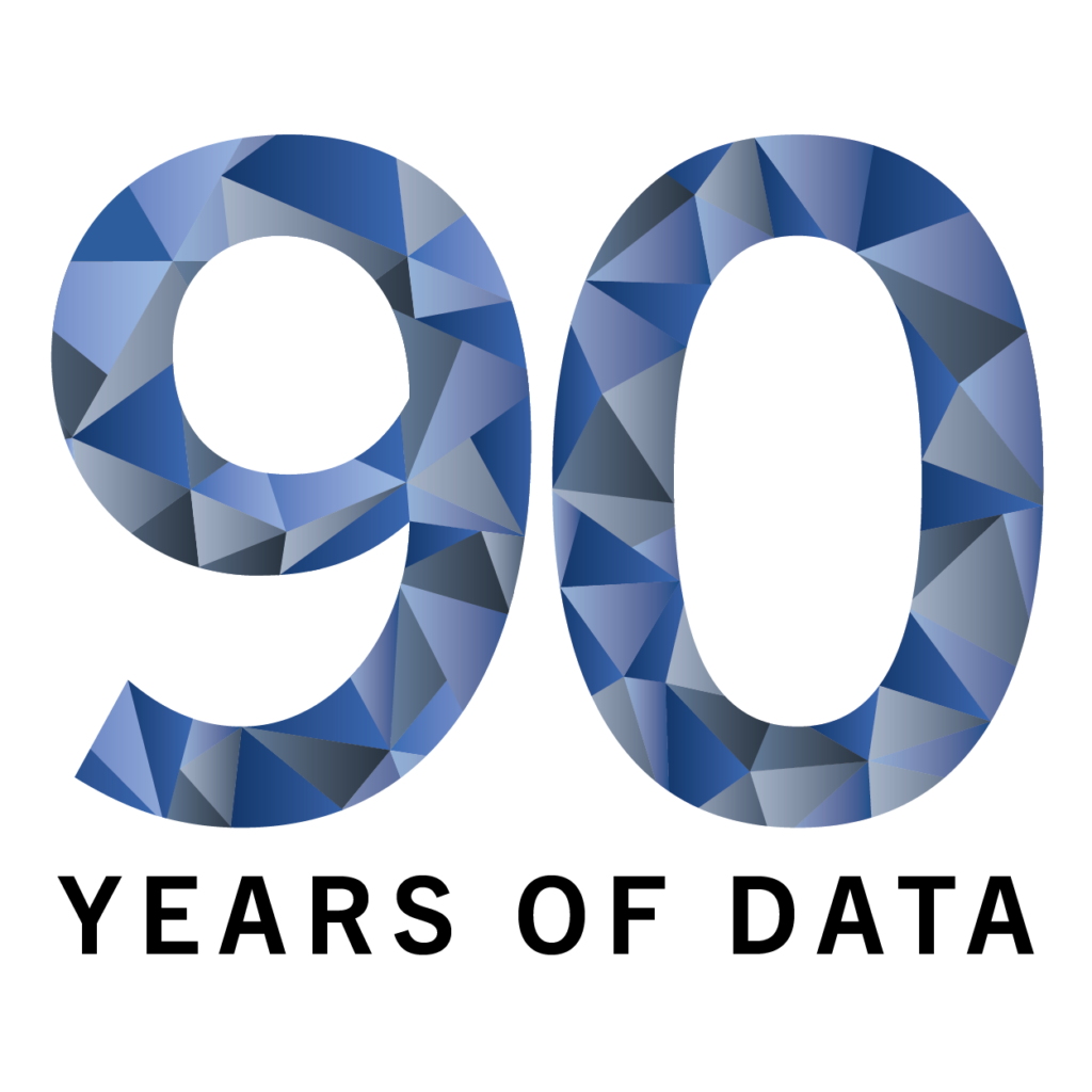 90 years of data